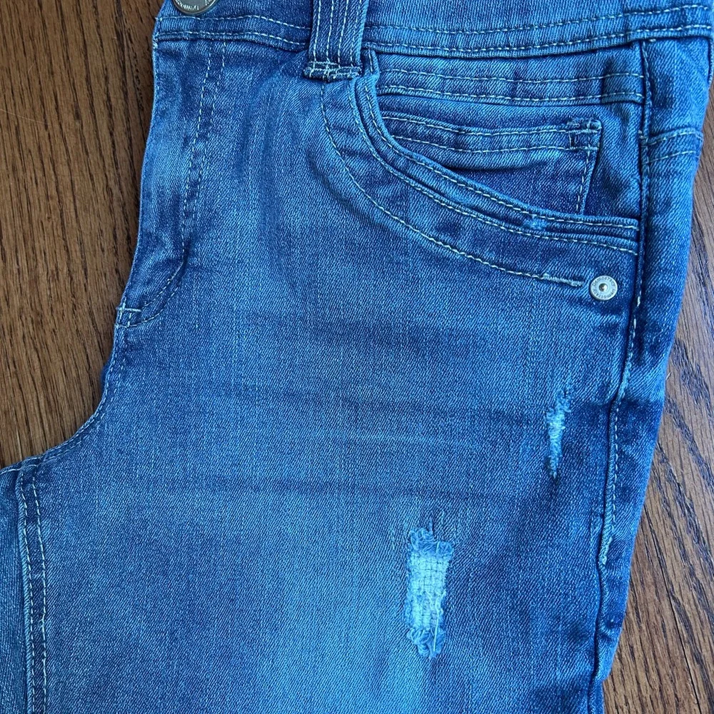 DEMOCRACY JEANS AB
TECHNOLOGY WOMEN'S SKINNY DISTRESSED DENIM PANTS SIZE 6 - Picture 2 of 10